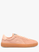 Sneakers Uit Leder Lacoste Roze women 1SFA0087
